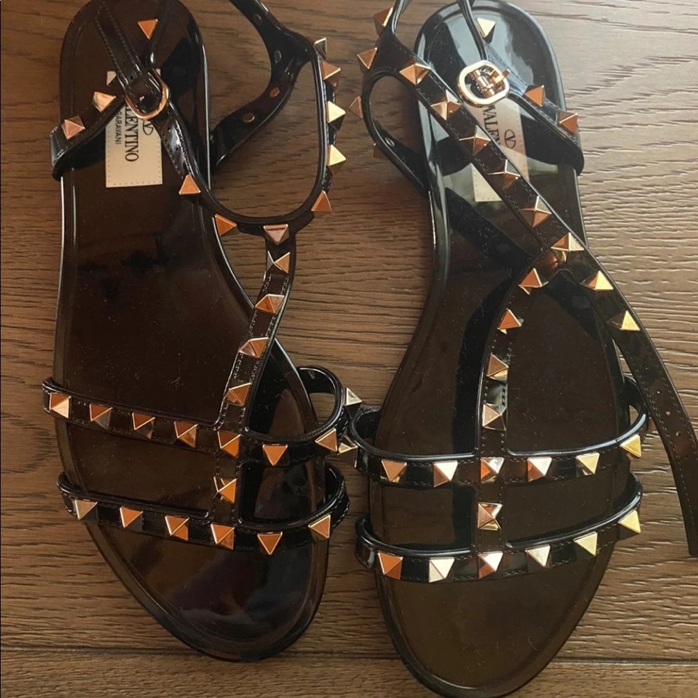 Valentino Rockstud Gladiator Sandal